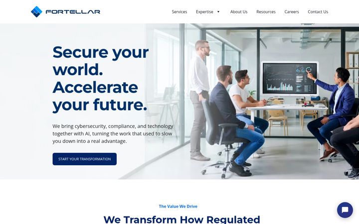 Screenshot of fortellar.com