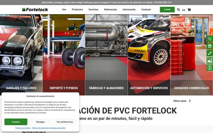 Screenshot of fortelock.es