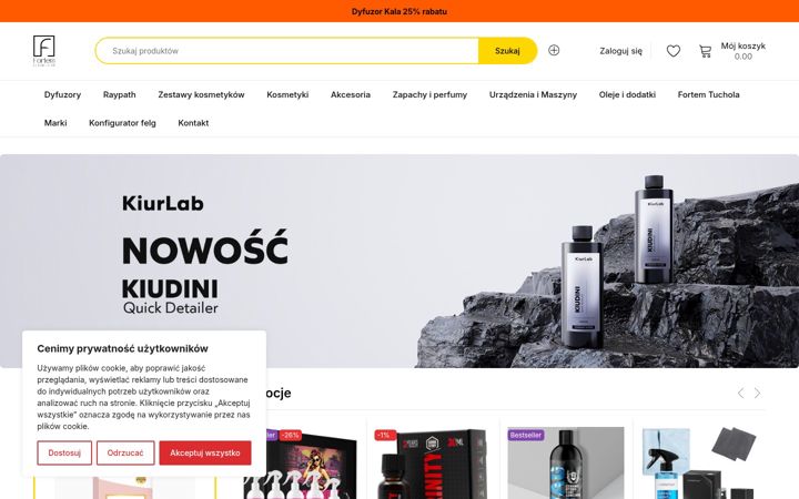 Screenshot of fortem-tuchola.pl