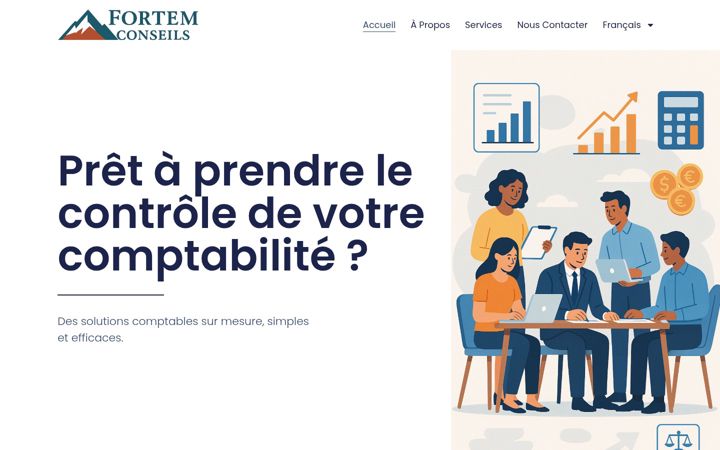Screenshot of fortemconseils.com