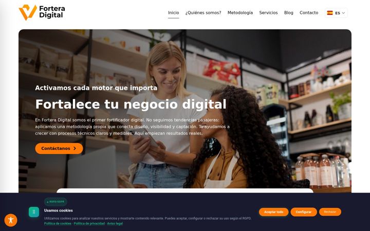 Screenshot of forteradigital.com
