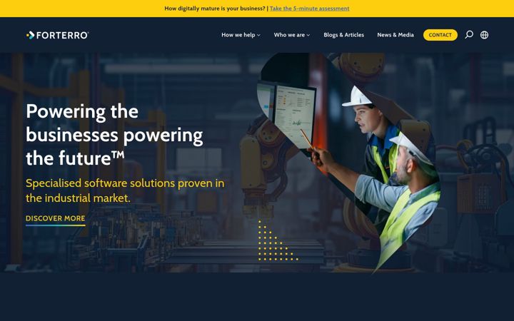 Screenshot of forterro.com