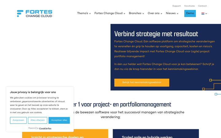 Screenshot of forteschangecloud.com