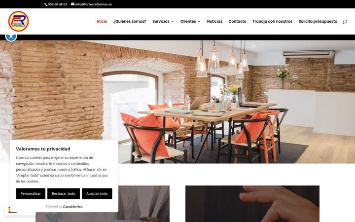Screenshot of fortesreformas.es