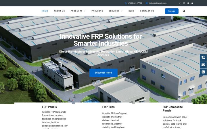 Screenshot of fortexfrp.com