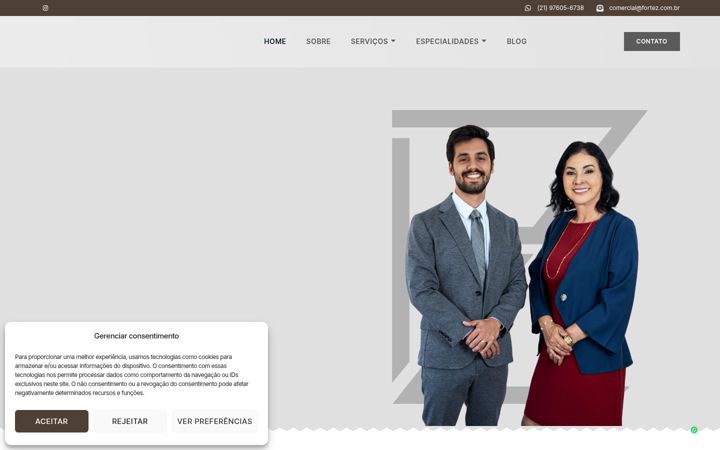 Screenshot of fortez.com.br