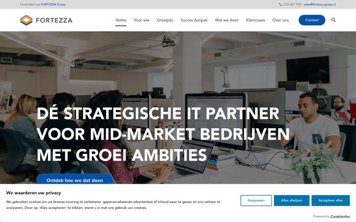 Screenshot of fortezza-groep.nl