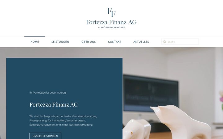 Screenshot of fortezzafinanz.de