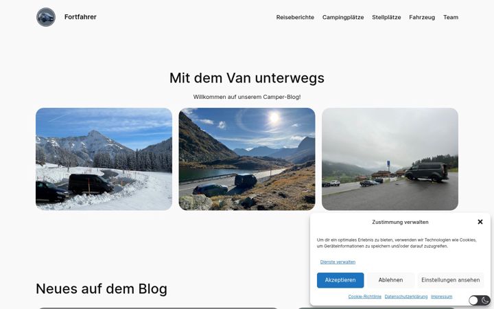 Screenshot of fortfahrer.de
