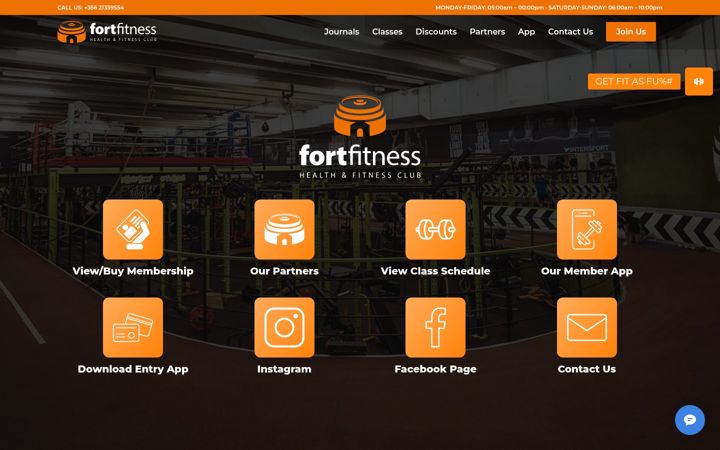 Screenshot of fortfitness.com.mt