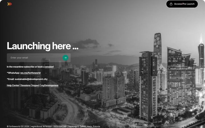 Screenshot of forthe.world