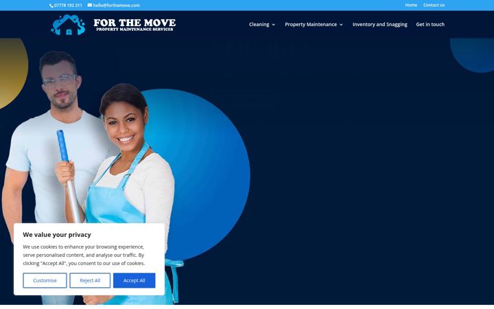 Screenshot of forthemove.com