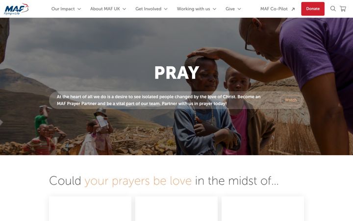 Screenshot of forthesakeoftheworld.com