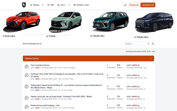Screenshot of forthingforum.pl