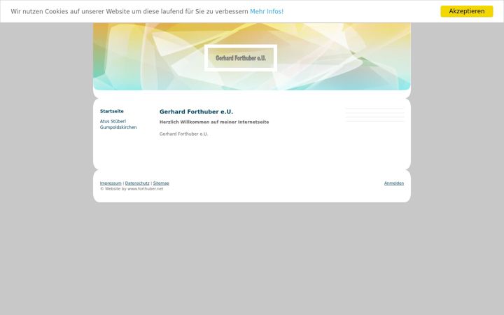 Screenshot of forthuber.net
