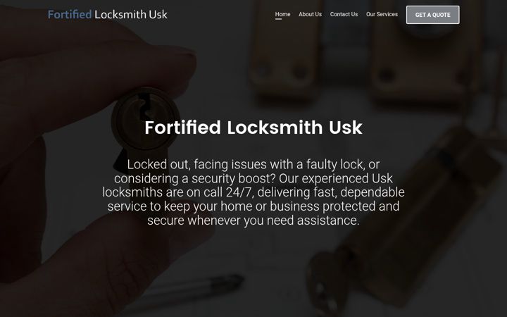 Ekrano kopija fortifiedlocksmithusk.co.uk