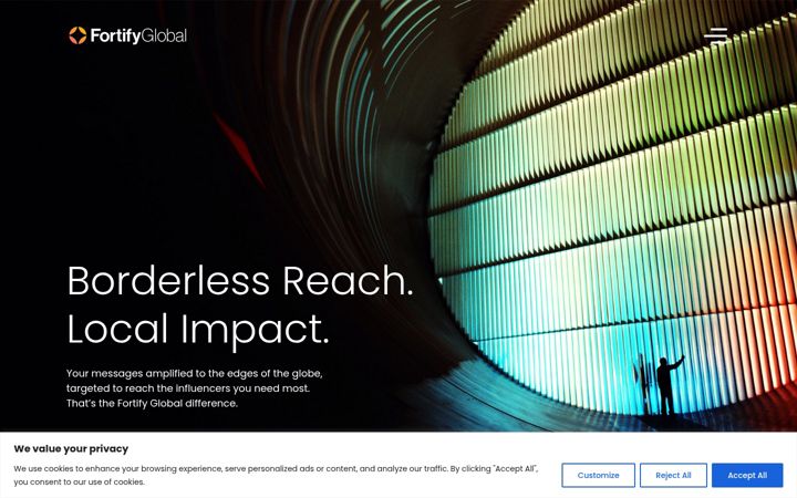 Screenshot of fortifyglobal.com