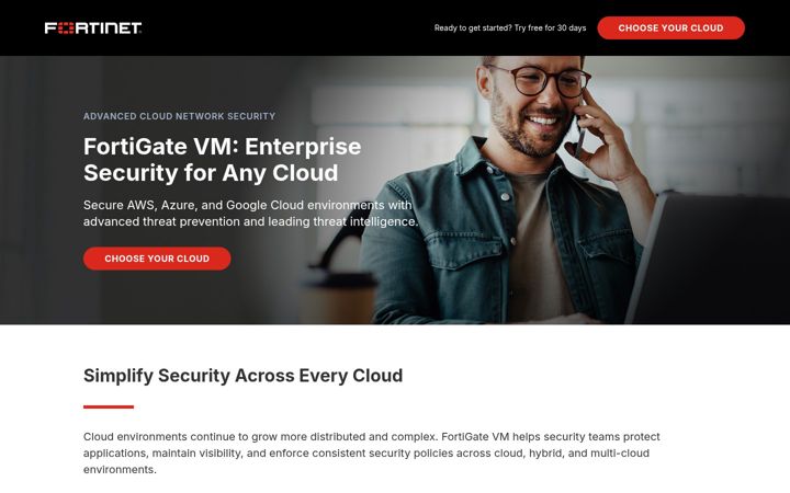 Screenshot of fortigate-aws.com