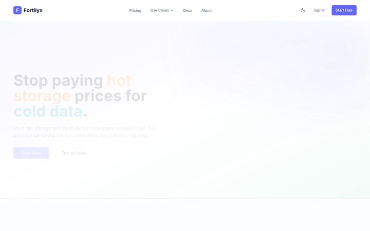 Screenshot of fortilyx.com