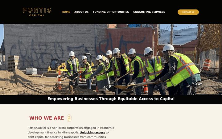 Screenshot of fortiscapital.org