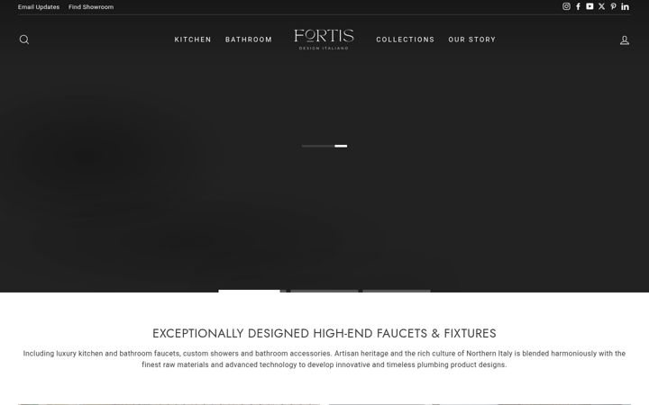 Screenshot of fortisfaucet.com
