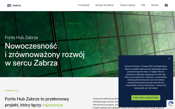 Screenshot of fortishubzabrze.pl