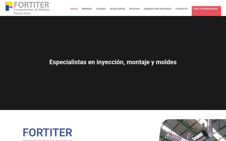 Screenshot of fortiter.es
