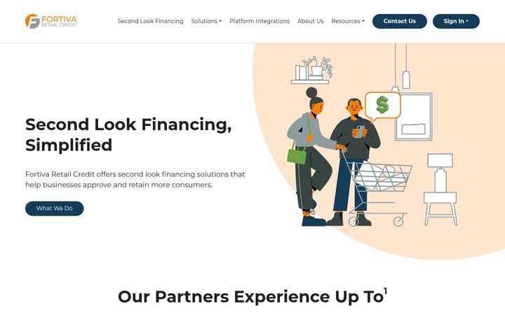 Screenshot of fortivaretailcredit.com