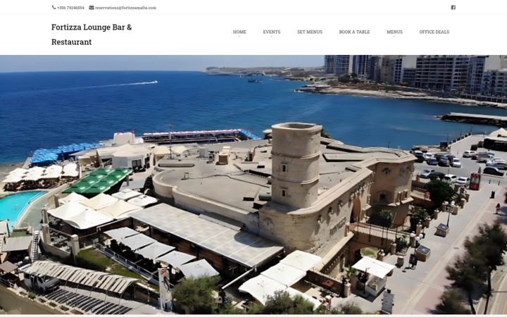 Screenshot of fortizzamalta.com
