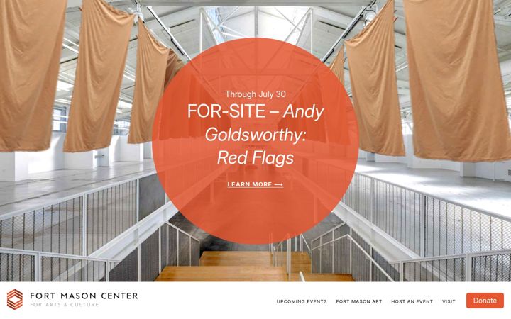 Screenshot of fortmason.org