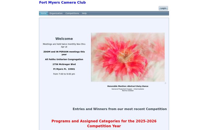 Screenshot of fortmyerscc.com