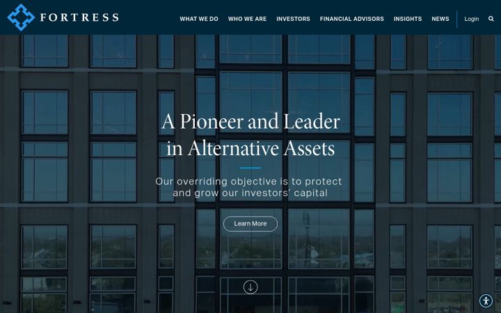 Screenshot of fortress.com