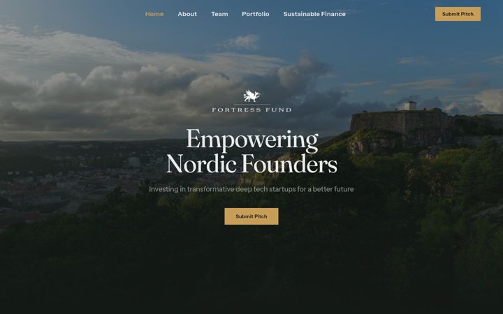 Screenshot of fortressfund.no