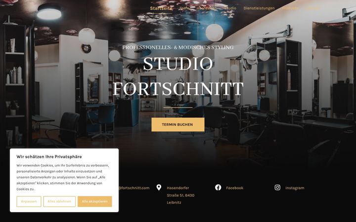 Screenshot of fortschnitt.com