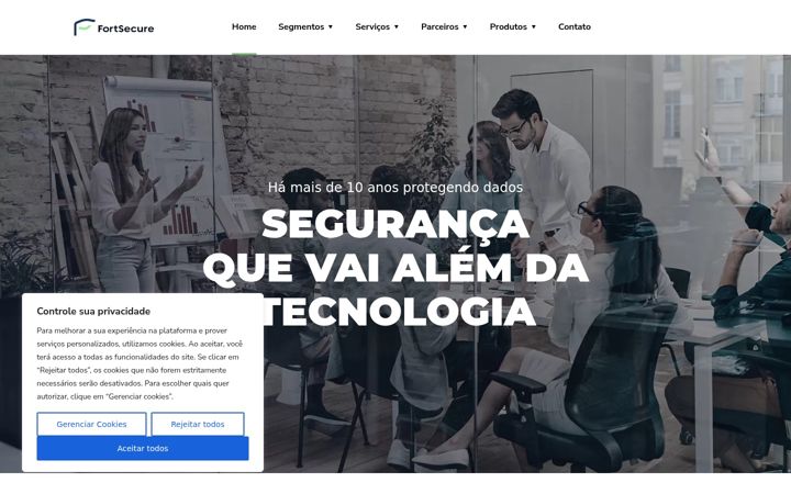 Екранна снимка на fortsecure.com.br