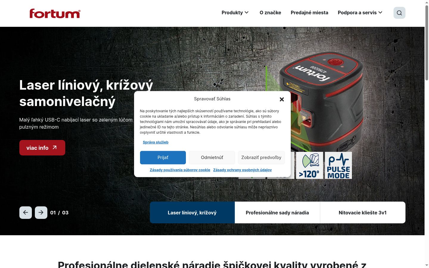 Zrzut ekranu banera zgody wyświetlanego przed jakąkolwiek interakcją
