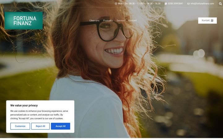 Screenshot of fortuna-finanz.com