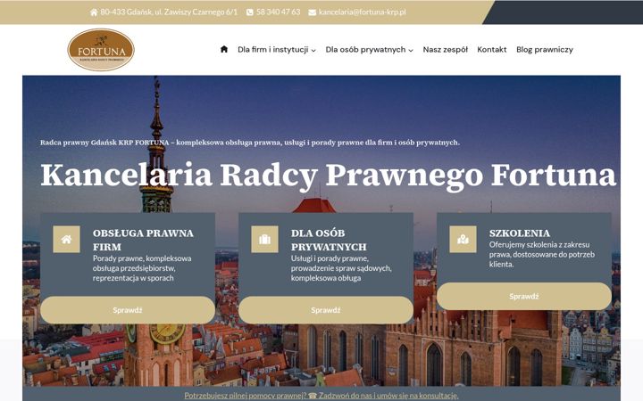 Screenshot of fortuna-krp.pl