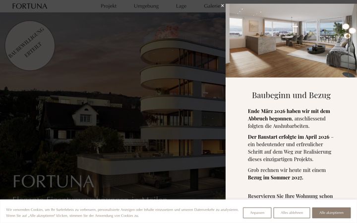 Screenshot of fortuna-meilen.ch