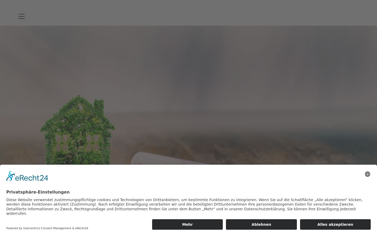 Screenshot van de toestemmingsbanner zoals getoond vóór enige interactie