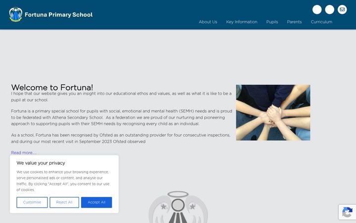 Screenshot ta' fortunaschool.org.uk
