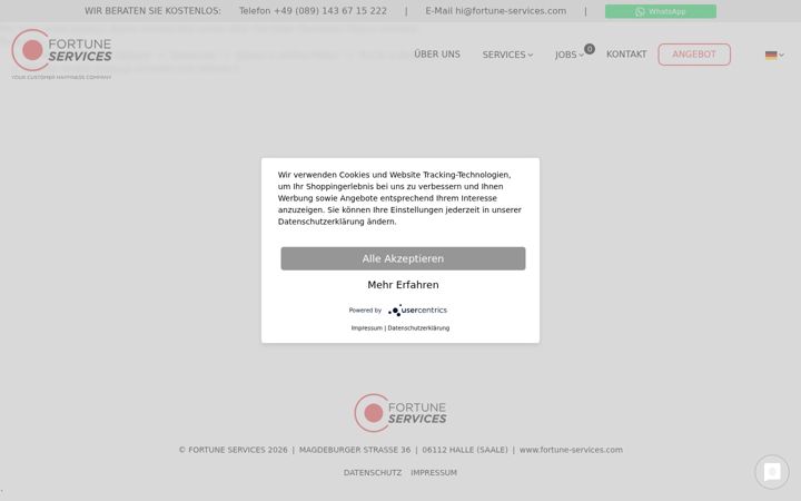 Screenshot of fortune-services.com