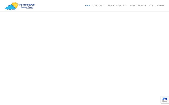 Screenshot of fortuneswellcancertrust.co.uk