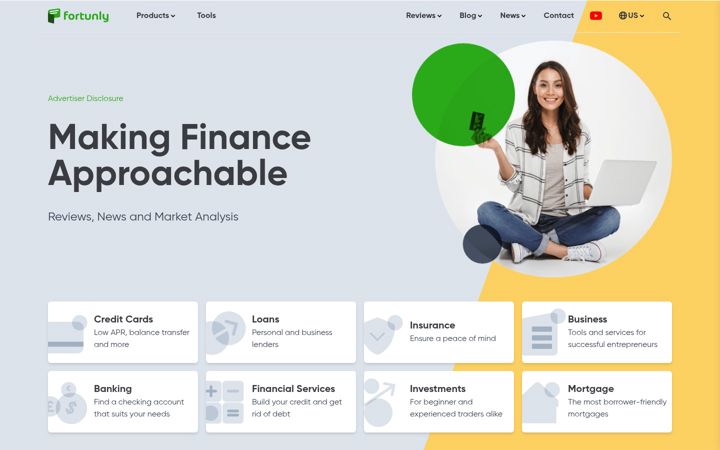 Screenshot of fortunly.com