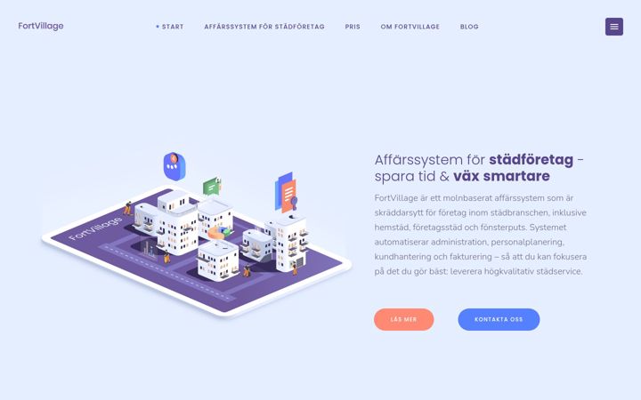 Screenshot of fortvillage.com