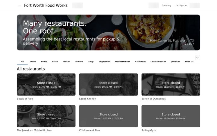 Screenshot of fortworthfoodworks.com