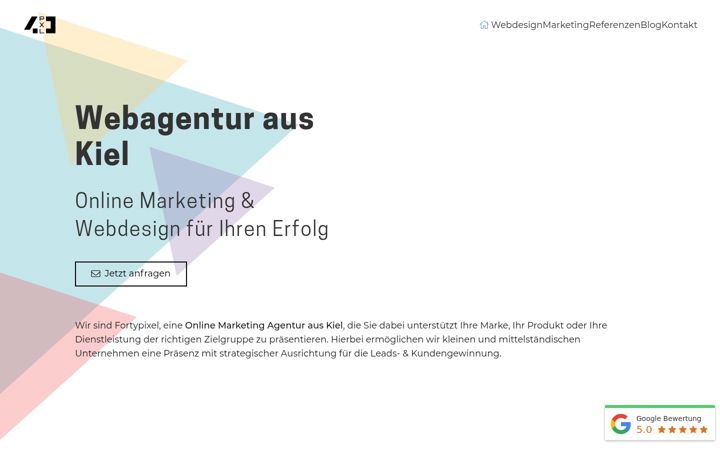 Screenshot of fortypixel.de
