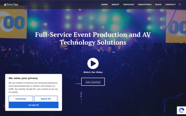 Screenshot of fortytwoinc.com