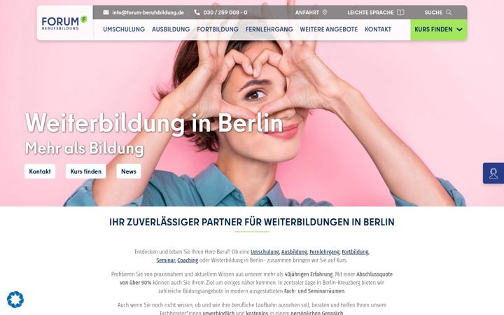 Screenshot of forum-berufsbildung.de
