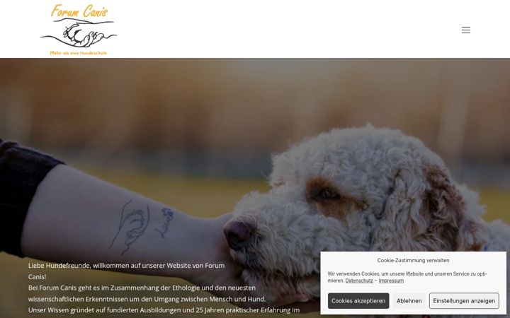 Screenshot of forum-canis.de